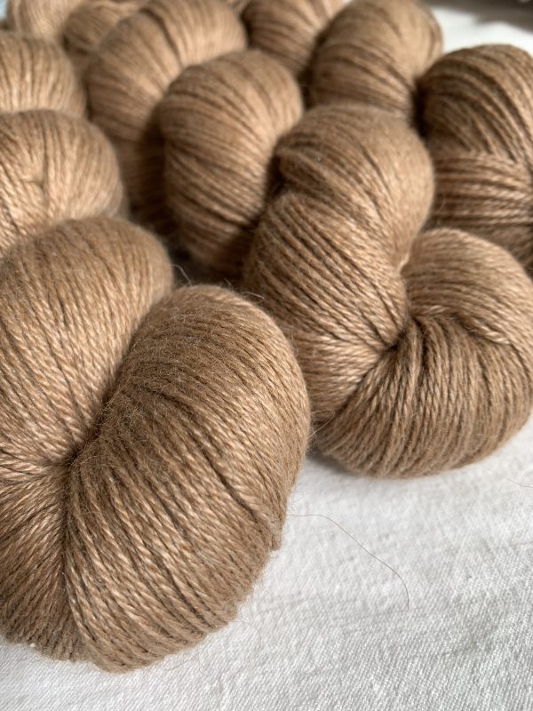 Alpaca - Silke - Cashmere | natur brun - Billede 2