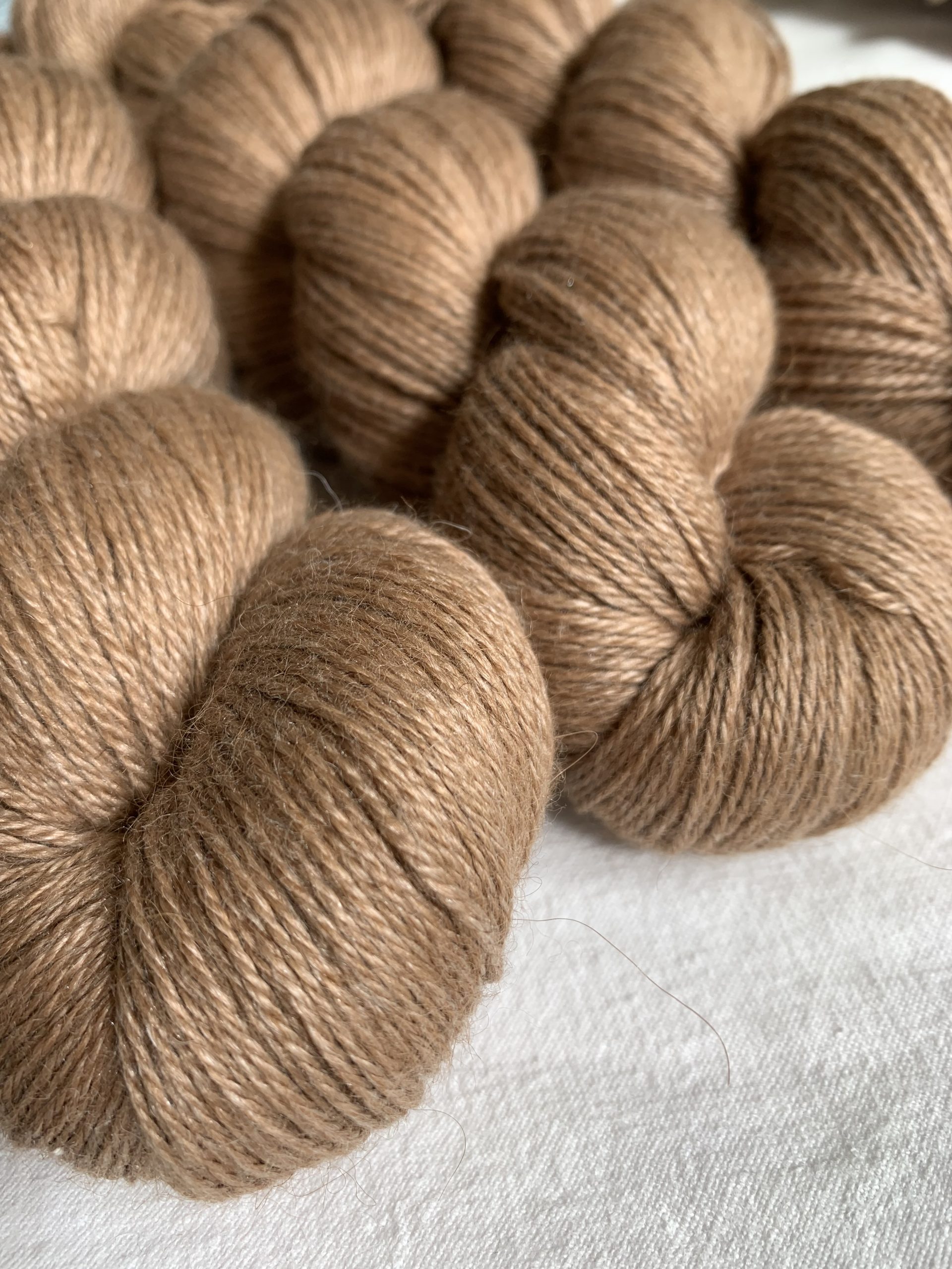 Alpaca - Silke - Cashmere | natur brun - Billede 2