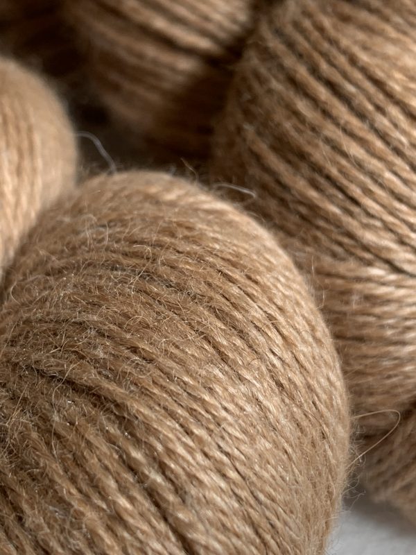 Alpaca - Silke - Cashmere | natur brun - Billede 3