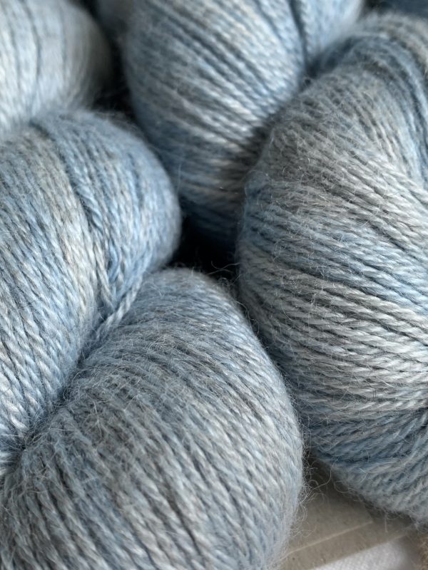 Alpaca - Silke - Cashmere | indigo #07 - Billede 2